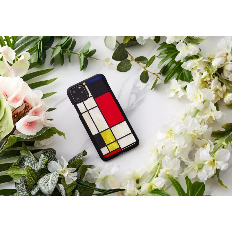 Capa para smartphone iKins para iPhone 11 Pro Max – Mondrian preto capa protetora