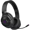 Lorgar Noah 702 (LRG-GHS702) auscultadores gaming sem fios, Bluetooth 5.3, recetor USB, AUX de 3,5 mm, drivers de 40 mm, 1000 mAh, RGB, pretos
