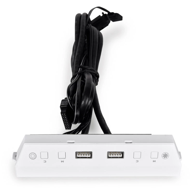 Lian Li LAN216-1W painel de E/S com controlador ARGB para LANCOOL 216, branco