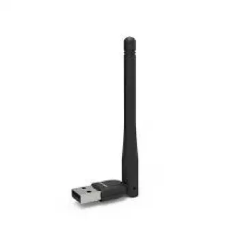 Placa de rede Vention KDUB0 Wi-Fi 433 Mbit/s USB com fios preto