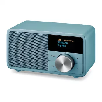 Rádio portátil Sangean DDR-7 Norse Blue com Bluetooth, receção FM/AM