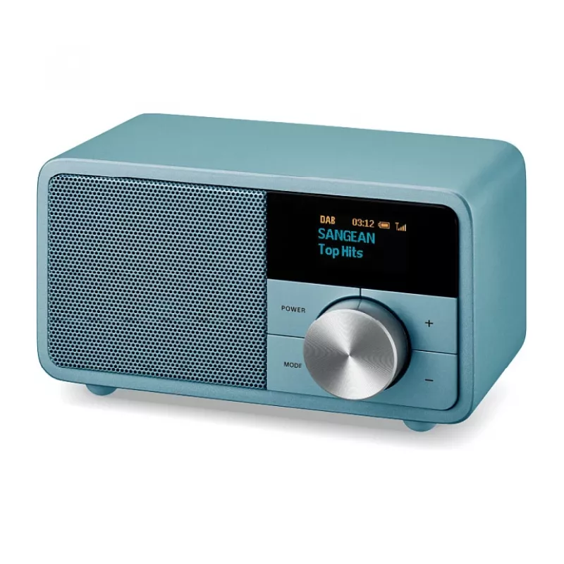 Sangean DDR-7 Norse Blue rádio de mesa, DAB+, FM, AUX, Bluetooth, turquesa