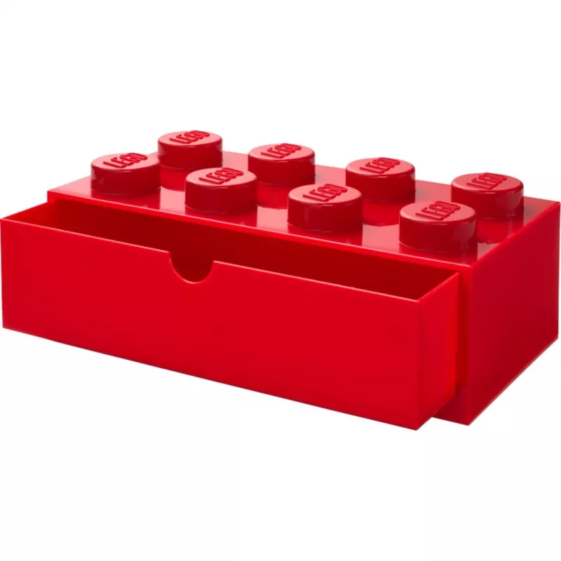 Gaveta de secretária LEGO 8, marca LEGO, vermelho