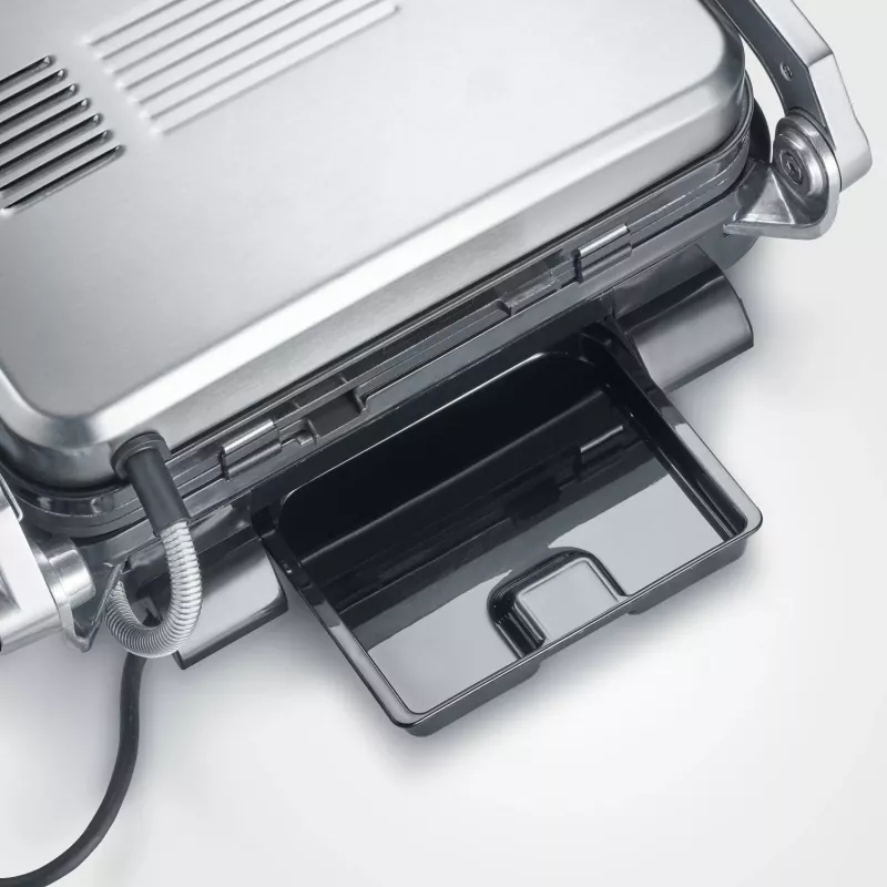 Grelhador de contacto SEVINI Pro, KG 2395 (prateado/preto, 1.800 Watt)