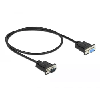 Cabo série DeLOCK 86613 preto 0,5 m RS-232