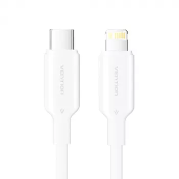 Cabo USB-C para Lightning 3A 480 Mbit/s 1 m BRANCO