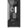 Caixa Sharkoon SK6 ARGB Tower ATX preto – caixa Mid-Tower ATX com iluminação ARGB e janela lateral em vidro temperado
