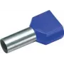 Terminal duplo Cimco 187714 16 mm² parcialmente isolado azul 100 unid. (187714)