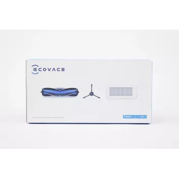 Conjunto de escovas e filtros de substituição para Ecovacs N30 PRO Omni — conjunto de manutenção padrão para escovas laterais/principal e filtro de ar