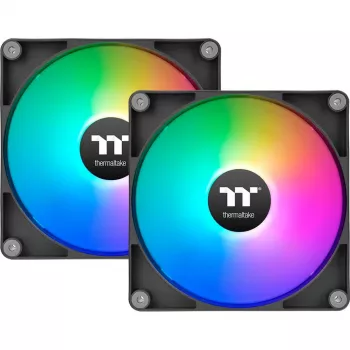 Thermaltake CT120 Reverse ARGB Ventoinha para Caixa 120mm, Pack de 2, Preto