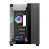 Caixa para computador Darkflash TH285 (preto) + 4 ventoinhas