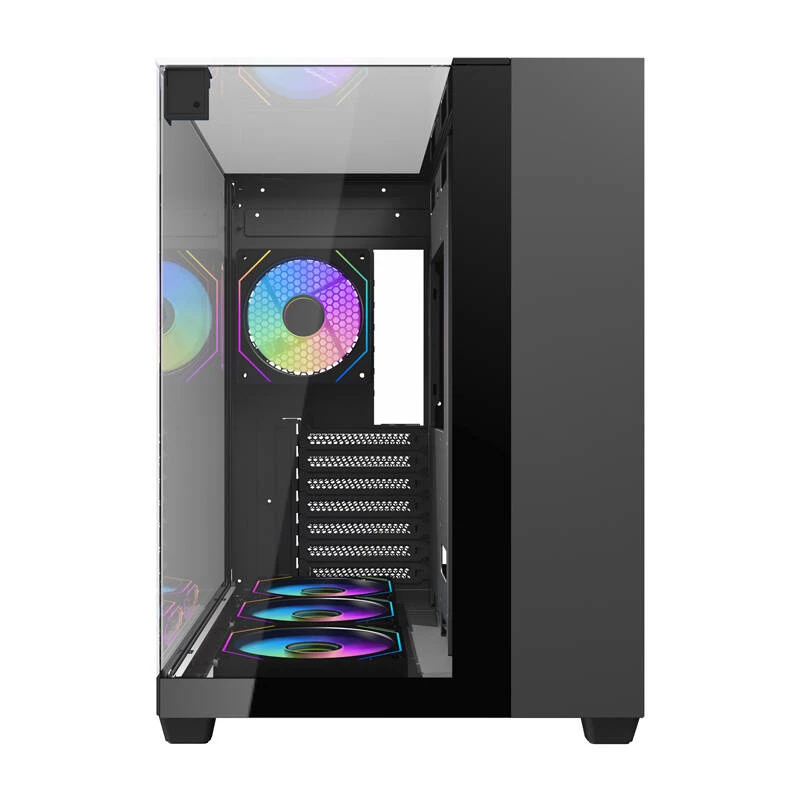 Caixa para computador Darkflash TH285 (preto) + 4 ventoinhas