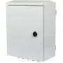 Caixa de parede para calha DIN ALLNET T220mm cinzento-claro IP66 UES 16x M25 (ALL-DIN-101-AC)