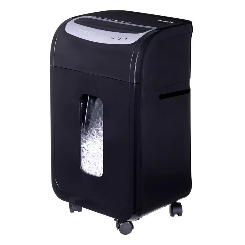 Activejet ASH-2502C destruidora de papel, P-4, 25 folhas, 28 l, fragmentos de 4x40 mm, preto
