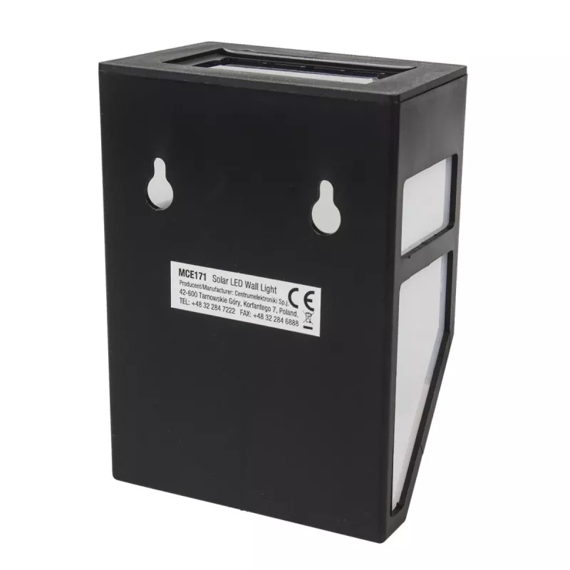 Lâmpada solar de jardim MACLEAN MCE171 conjunto de 2 luzes exteriores LED solares