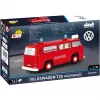Brinquedo de construção Cobi Volkswagen T2b Bombeiros escala 1:35, vermelho