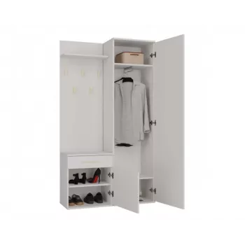 Módulo superior de bengaleiro e shop GARDEROBA DUO KASZMIR — módulo de roupeiro modular