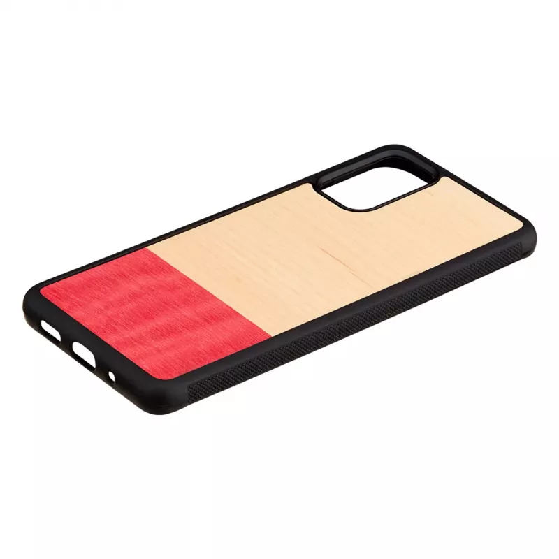 Capa para smartphone Man and Wood para Samsung Galaxy S20+ — mismatch preto