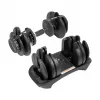 Haltere de ferro fundido ajustável Rebel RBA-2303 — até 24 kg, preto, peça única