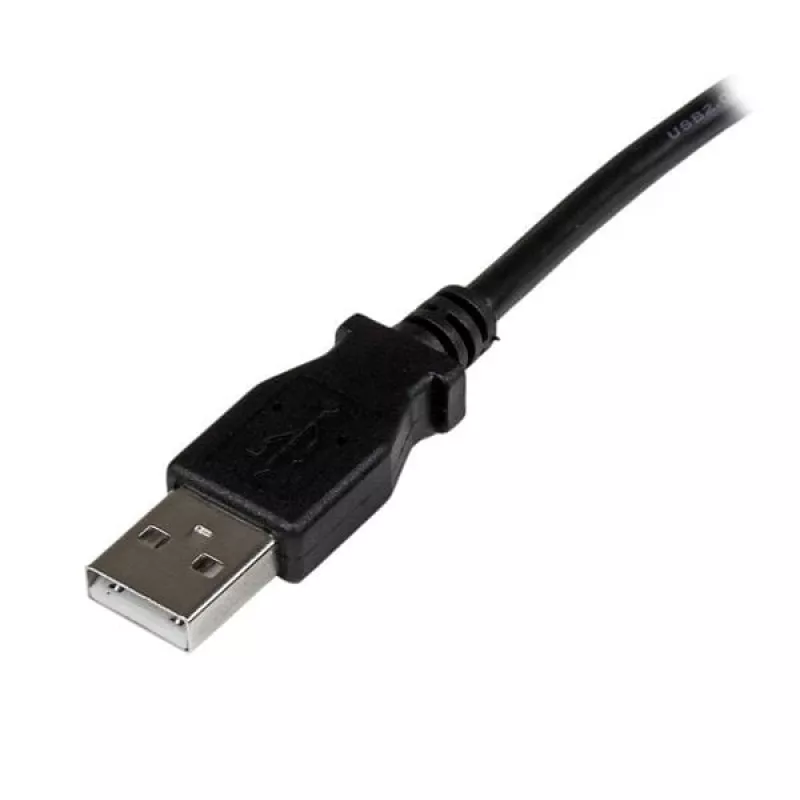 Cabo USB 2.0 A para B em ângulo reto StarTech.com 3 m – M/M, 3 m, USB A, USB B, USB 2.0, preto