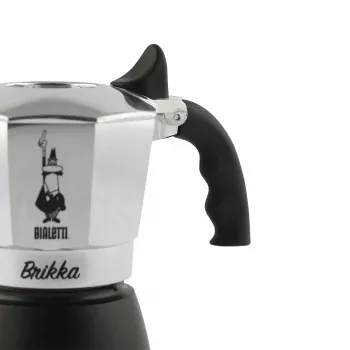 Cafeteira Moka Bialetti Brikka 0,17 L — cafeteira expresso para fogão, 4 chávenas, alumínio, não adequada para indução