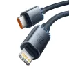 Baseus Crystal Shine CAJY000301 Cabo USB-C para Lightning, 20 W PD, 2 m, Preto