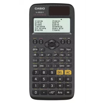 CASIO FX-85CEX CALCULADORA CIENTÍFICA DE BOLSO, ESCRITÓRIO, ESCOLA, 379 FUNÇÕES, 77X166MM, PRETO