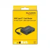 Leitor de cartões DeLOCK USB-C para cartões XQD e SD USB 5 Gbit/s