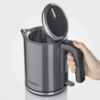 Chaleira elétrica Severin 2400 W antracite preto