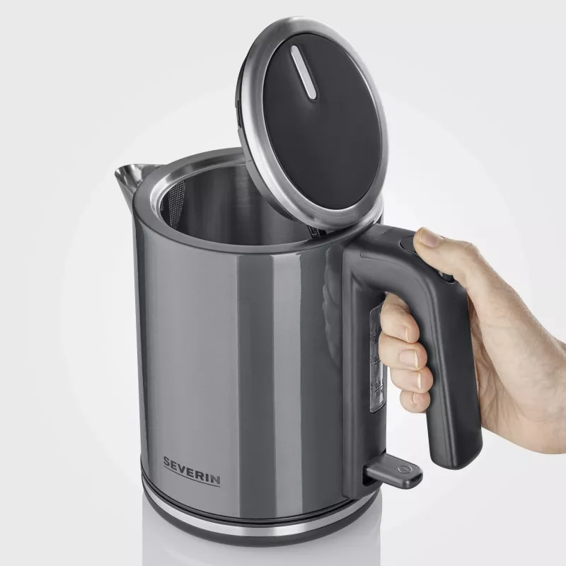 Chaleira elétrica Severin 2400 W antracite preto