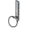 Goobay hub USB slim de 4 portas USB-C macho/USB-A 5 Gbit/s - ficha USB 3.2 (76563)
