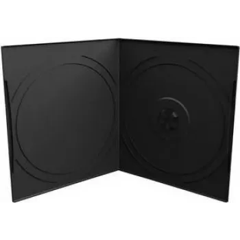 MEDIARANGE BOX10 - Caixa para DVD - 1 disco - preto - plástico - 120 mm - 125 mm