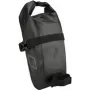 Bolsa de selim para bicicleta FISCHER Waterproof M — preta, material PVC, arrumação sob o selim