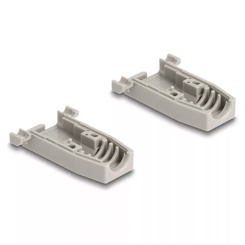 DeLOCK 67030 caixa D-Sub de plástico para ficha macho / fêmea de 9 pinos com vedantes de borracha