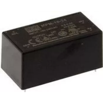 Fonte de alimentação MEAN WELL MPM-15-24 15W 24V Entrada 90-264V