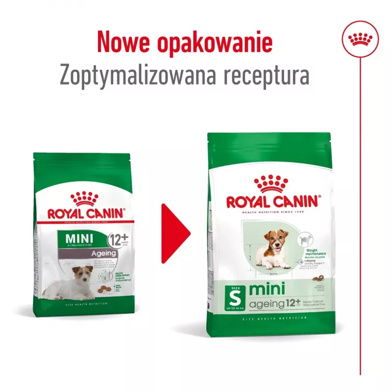 ROYAL CANIN Mini Ageing Adult +12 - Ração seca para cães - 3,5 kg