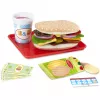 Melissa & Doug Slice & Stack Sandwich Counter 6074860 cozinha de brincar em madeira