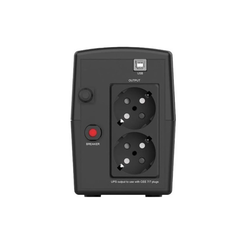 Infosec INF_661062 Fonte de alimentação de reserva UPS X1+ 700, 700VA, 360W, 2× FR/Schuko