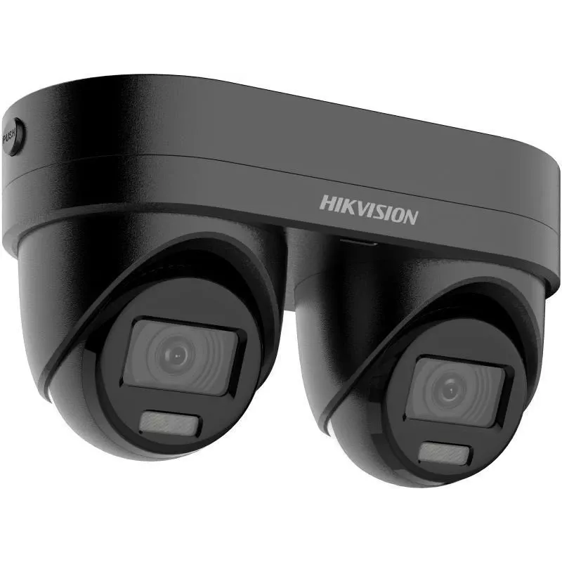 Câmara de vigilância IP Hikvision DS-2CD2343G2D-LIZ2UY/SL(2.8/4)preto — turret, 2688×1520, exterior, 2,8/4 mm