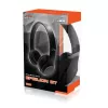 Auscultadores sem fios MEDIA-TECH EPSILION BT MT3591 Bluetooth 4.2 microfone rádio FM preto
