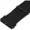 SilverStone PP07E - cabo de extensão de alimentação - ATX, 24 pinos (W) para ATX, 24 pinos (M) - 30 cm - preto