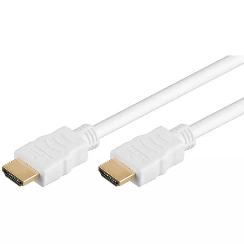 Goobay Cabo HDMI 5m Type-A macho para macho 18 Gbit/s branco