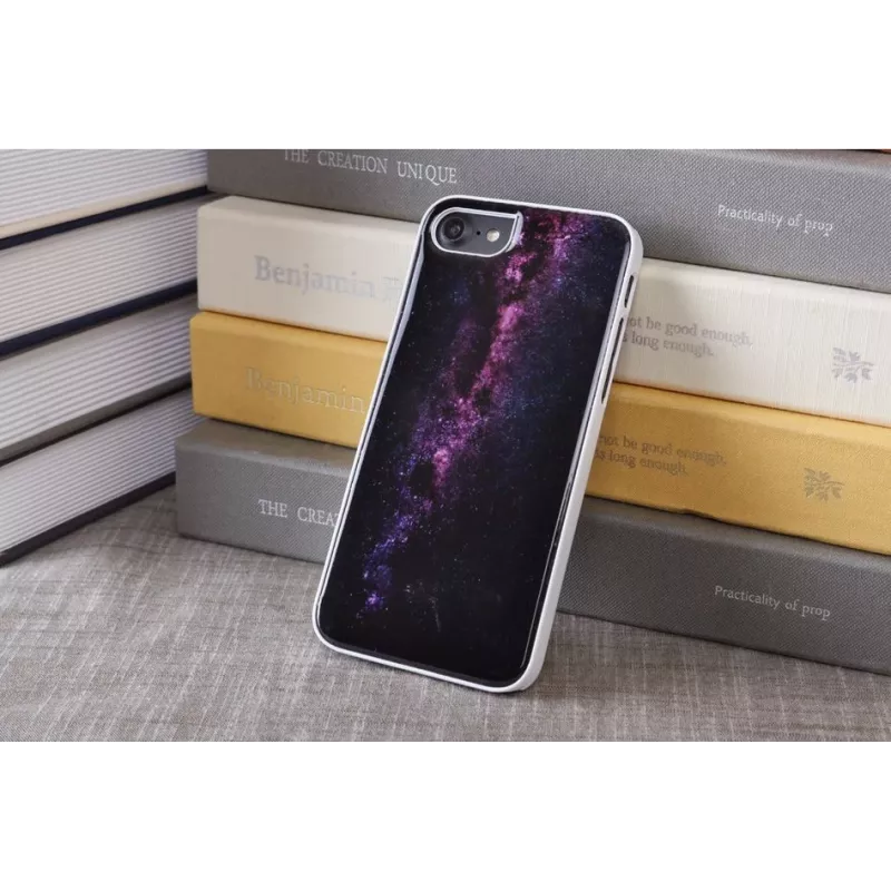 Capa de proteção iKins para Apple iPhone 8/7 — milky way branco
