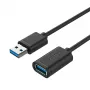 Cabo USB UNITEK Y-C459GBK USB 3.2 Gen 1 (3.1 Gen 1) 2 m USB A preto