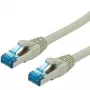 Cabo de rede VALUE S/FTP patch Cat.6a RJ-45 1,0 m cinzento