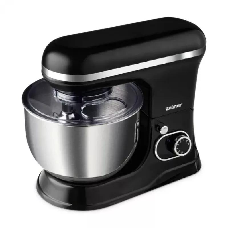 Batedeira planetária Zelmer ZKR1355 - 1200 W, taça de 5 L, preto