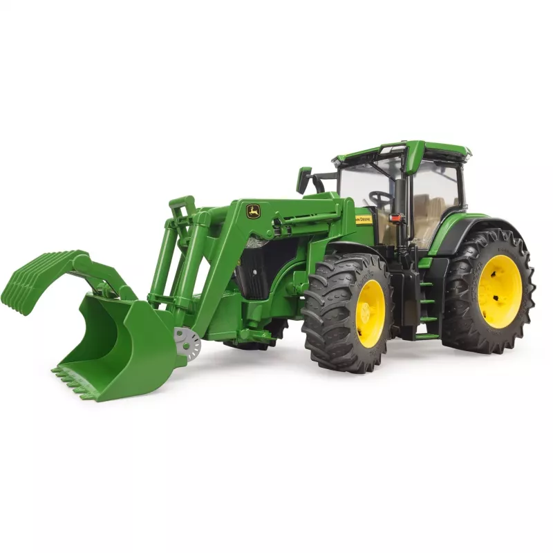 Trator BRUDER John Deere 7R 350 brinquedo — ABS, recomendado a partir dos 3 anos