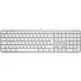 Logitech Master Series MX Keys S para Mac - Teclado - Formato completo - retroiluminado - sem fios - Bluetooth LE - AZERTY - Francês - Cinzento claro (920-011626)