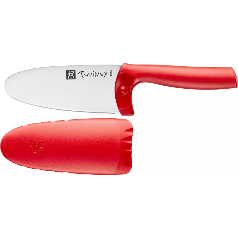 Faca de chef ZWILLING Twinny 36550-101-0 10 cm vermelha aulas de culinária para crianças