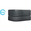 Logitech ERGO K860 - Teclado - sem fios - 2,4 GHz, Bluetooth 5.0